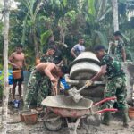 mbminvestigasi.com | Jembatan Gantung Sungai Idanoho Capai 37,5 Persen, Warga Sambut Harapan Baru di Nias Selatan
