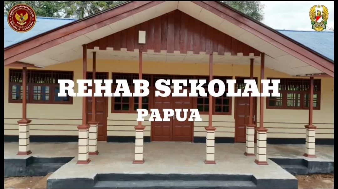 mbminvestigasi.com | Presiden RI Bersama KASAD Renovasi Sekolah di SD Negeri Bade Distrik Edera melalui Satgas Yonif 123/Rajawali Wujud Nyata Kepedulian TNI terhadap Dunia Pendidikan