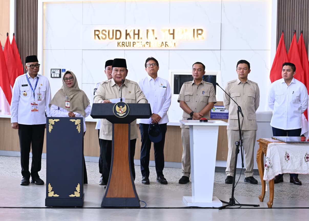 mbminvestigasi.com | Gubernur Lampung Dampingi Presiden Resmikan RS KH M Tohir Di Kabupaten Pesisir Barat