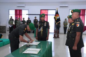 mbminvestigasi.com | Danrem 132/Tdl Hadiri Sertijab dan Tradisi Satuan Irdam XXIII/PW serta Danpomdam XXIII/PW, Wujud Regenerasi Kepemimpinan TNI AD