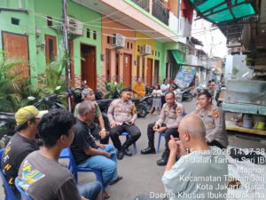 mbminvestigasi.com | Polsek Metro Tamansari Perkuat Sinergi Warga Lewat Program Jaga Jakarta+ Jayakarta On The Spot di Kelurahan Maphar