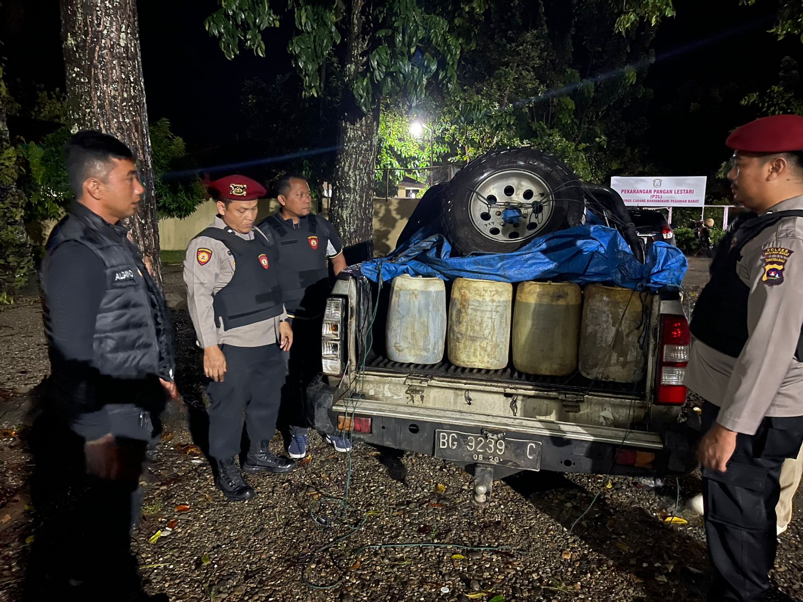 mbminvestigasi.com | Tim URC Satreskrim Polres Pasaman Barat Ungkap Penyalahgunaan BBM Bersubsidi Bio Solar di Talamau