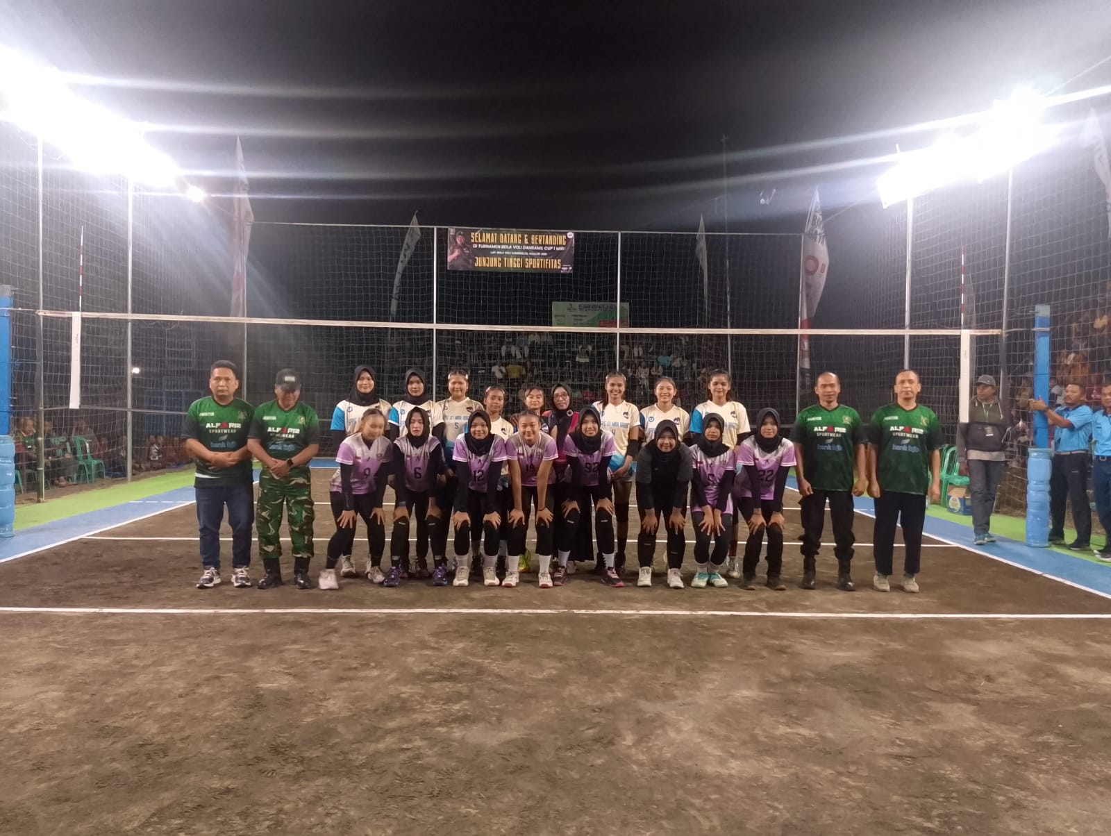 mbminvestigasi.com | Danramil 16/Miri Buka Turnamen Voli Danramil Cup I, Kobarkan Semangat Sportivitas dan Persaudaraan