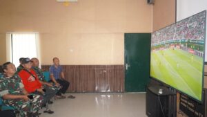 mbminvestigasi.com | Nobar Piala Dunia di Kodim Boyolali, Satukan TNI dan Masyarakat dalam Semangat Sportivitas
