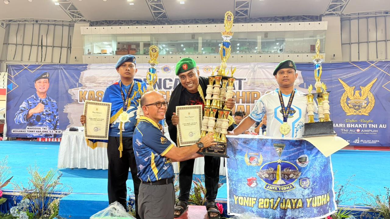 mbminvestigasi.com | Kontingen Garuda TNI AD Dominasi Kasau Cup 2026, Raih Juara Umum I dan III