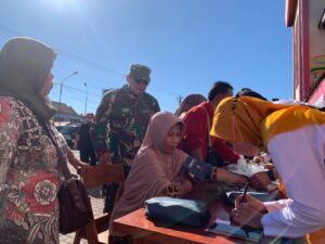 mbminvestigasi.com | Peduli Akan Kesehatan Warga, Kodim Wonogiri Gelar Bakti Kesehatan