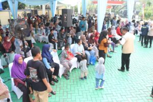 mbminvestigasi.com | Sambut Hari Bhayangkara ke-80, Polres Metro Jakarta Barat Gelar Bakti Kesehatan untuk Ratusan Masyarakat