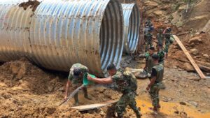 mbminvestigasi.com | Kodim 0211/Tapanuli Tengah Rampungkan Pembangunan Jembatan Aramco di Desa Sait Kalangan II