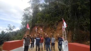 mbminvestigasi.com | Kodim 0211/Tapanuli Tengah Rampungkan Pembangunan Jembatan Aramco di Desa Sait Kalangan II