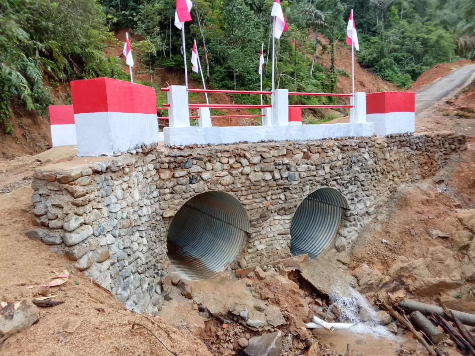 mbminvestigasi.com | Kodim 0211/Tapanuli Tengah Rampungkan Pembangunan Jembatan Aramco di Desa Sait Kalangan II