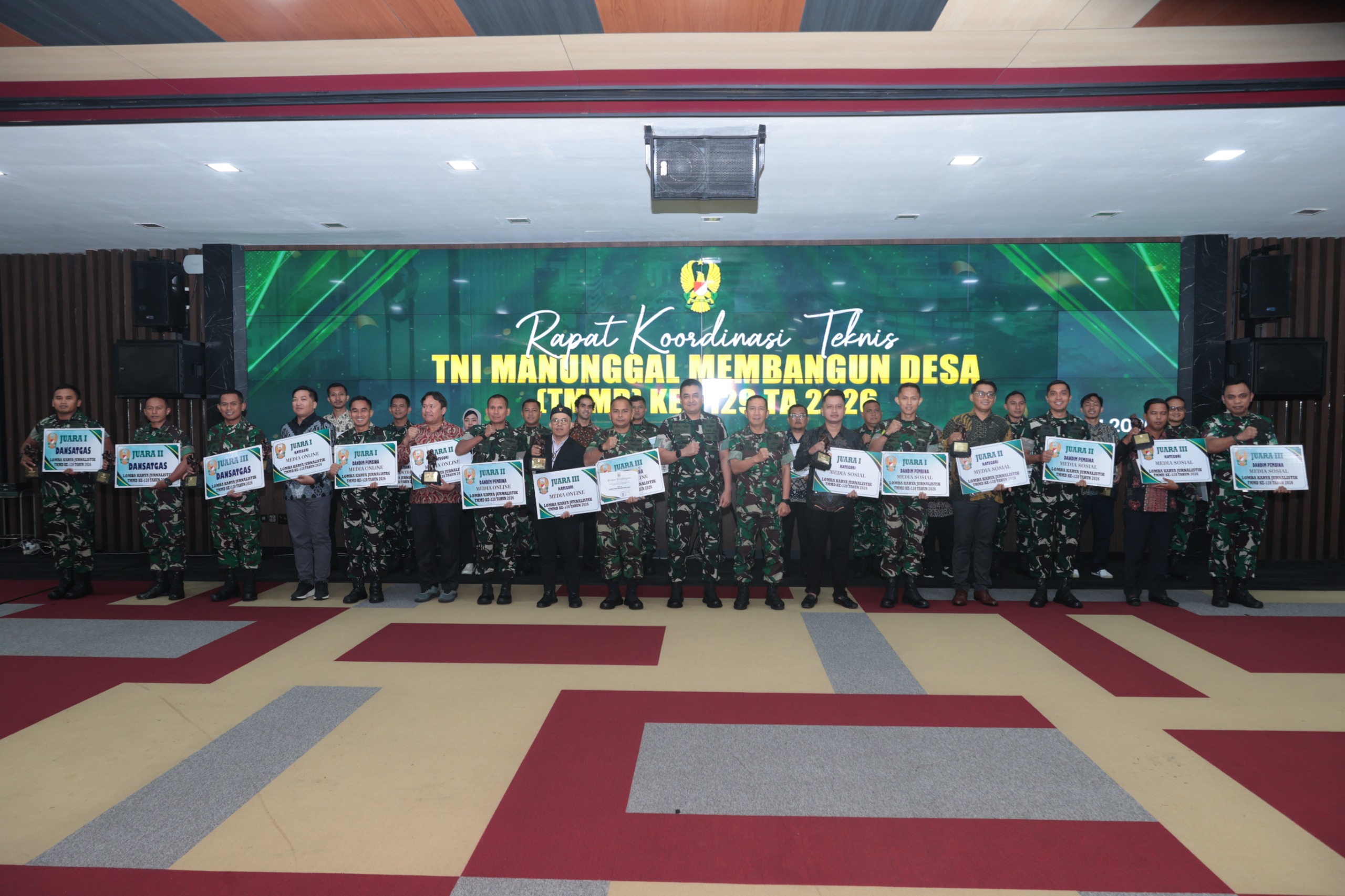 mbminvestigasi.com | Gelar Rakornis TMMD ke-129, TNI AD Tekankan Publikasi Kreatif, Informatif, dan Inspiratif