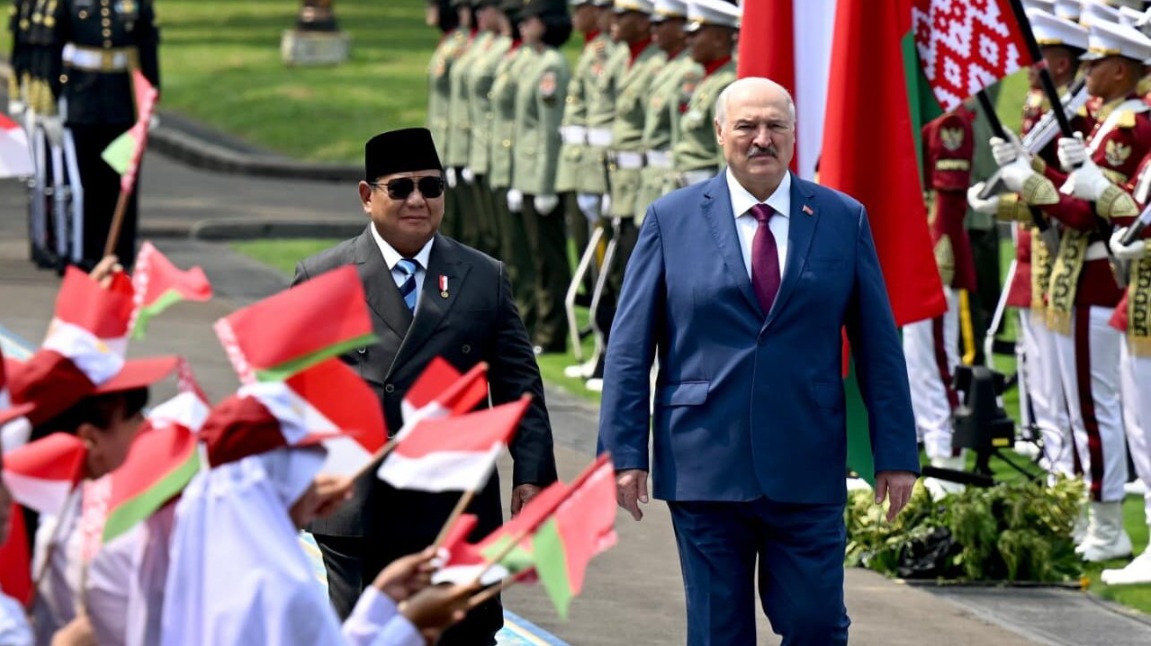 mbminvestigasi.com | Presiden Prabowo Sambut Kunjungan Kenegaraan Presiden Belarus Aleksandr Lukashenko di Istana Merdeka