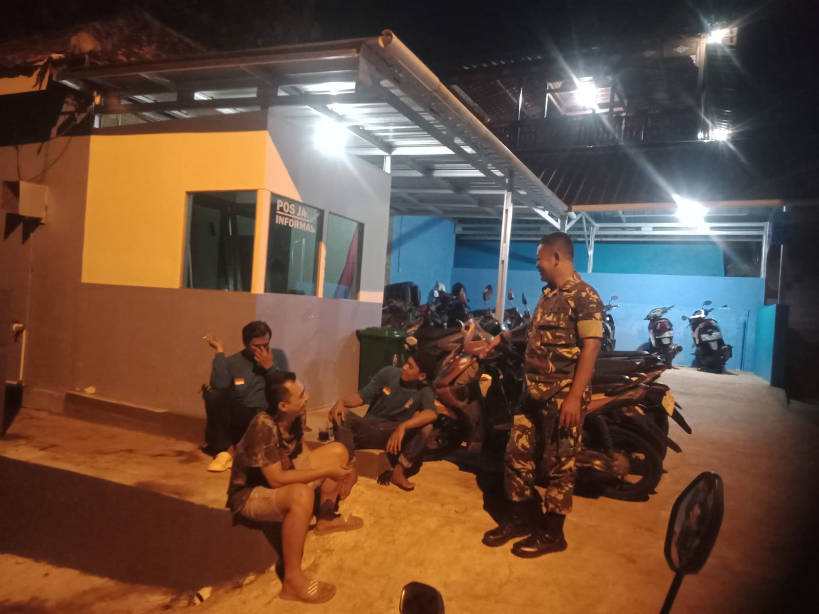 mbminvestigasi.com | Bersama Warga, Koramil 25 Paranggupito Perkuat Keamanan Wilayah