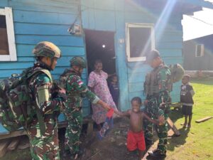 mbminvestigasi.com | ‎Hadir di Tengah-Tengah Masyarakat Ciptakan Rasa Aman dan Nyaman Satgas Pamtas RI-PNG Kewilayahan Yonif 645/GTY Pos Kobakma Distrik Kobakma
