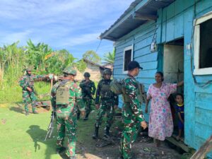 mbminvestigasi.com | ‎Hadir di Tengah-Tengah Masyarakat Ciptakan Rasa Aman dan Nyaman Satgas Pamtas RI-PNG Kewilayahan Yonif 645/GTY Pos Kobakma Distrik Kobakma