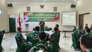 mbminvestigasi.com | Dandim Boyolali Pimpin RALB Primkop Kartika D-04, Letda Inf Tri Atmoko Terpilih sebagai Ketua Baru