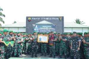 mbminvestigasi.com | Pangdam I/BB Kunjungi Brigif 7/Rimba Raya, Ingatkan Prajurit selalu Bersyukur, Disiplin, dan Bijak Bermedia Sosial