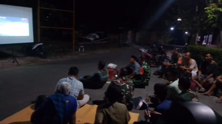 mbminvestigasi.com | Kodim 0725/Sragen Gelar Nonton Bareng Piala Dunia 2026 Di 13 Titik, Pererat Kebersamaan TNI Dan Masyarakat