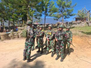 mbminvestigasi.com | Satgas Pamtas RI-PNG Yonif 645/GTY Laksanakan Kegiatan Teritorial Anjangsana dan Pelayanan Kesehatan Kepada Masyarakat Distrik Napua
