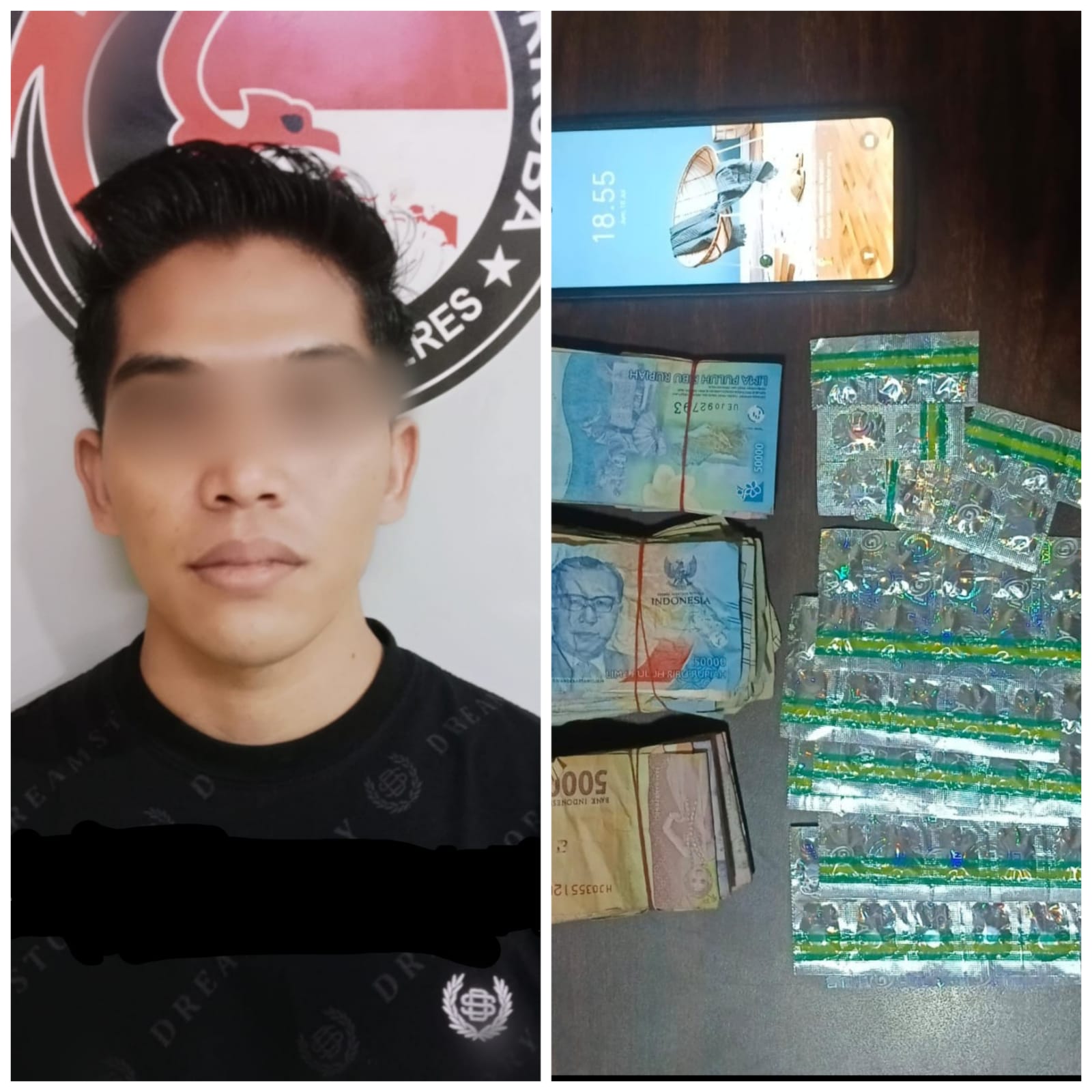 mbminvestigasi.com | Polsek Kalideres Ungkap Peredaran Obat Keras Daftar G, Pedagang Toko Klontong Diamankan