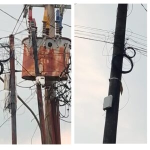 mbminvestigasi.com | Humas PLN Lampung: Pemasangan Kabel Serat OPTIK/WIFI di Tiang Listrik Tanpa Izin Ilegal, Berbahaya dan Terancam Sanksi Berat