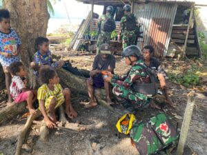 mbminvestigasi.com | Kepedulian TNI Terhadap Kualitas Kesehatan di Ujung Timur Indonesia