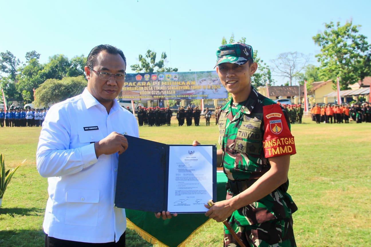 mbminvestigasi.com | Gubernur Jateng; TMMD Turunkan Angka Kemiskinan, Dorong Pertumbuhan Ekonomi Hingga Mendukung Pencapaian RKPD Jateng
