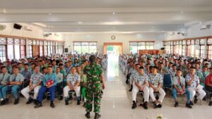 mbminvestigasi.com | Danramil Kota Boyolali Tanamkan Jiwa Nasionalisme kepada Siswa Baru SMAN 1 Boyolali