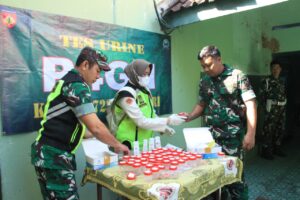 mbminvestigasi.com | Puluhan Prajurit Kodim 0728/Wonogiri Di Tes Urine, Ini Hasilnya