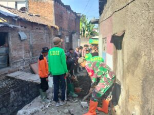 mbminvestigasi.com | Hari Ke-6 TMMD Sengkuyung Tahap III TA. 2026 Kodim 0735 Surakarta, Terus di Kebut dengan merakit dan Pasang Begesteng Serta Buang Tanah