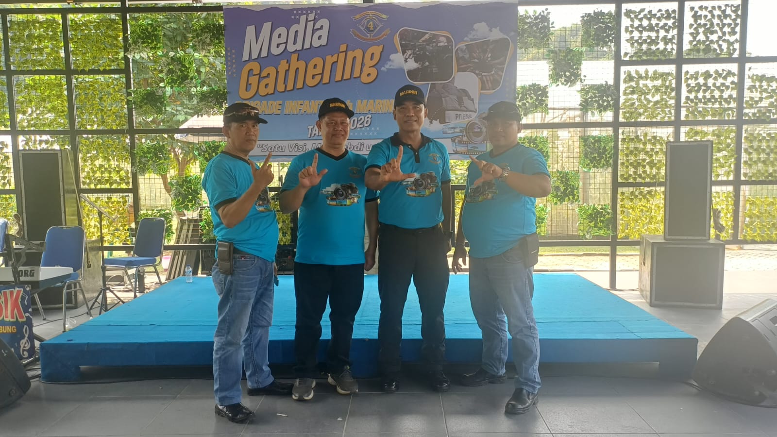 mbminvestigasi.com | Brigif 4 Marinir/BS Pererat Sinergi dengan Insan Pers Melalui Media Gathering 2026