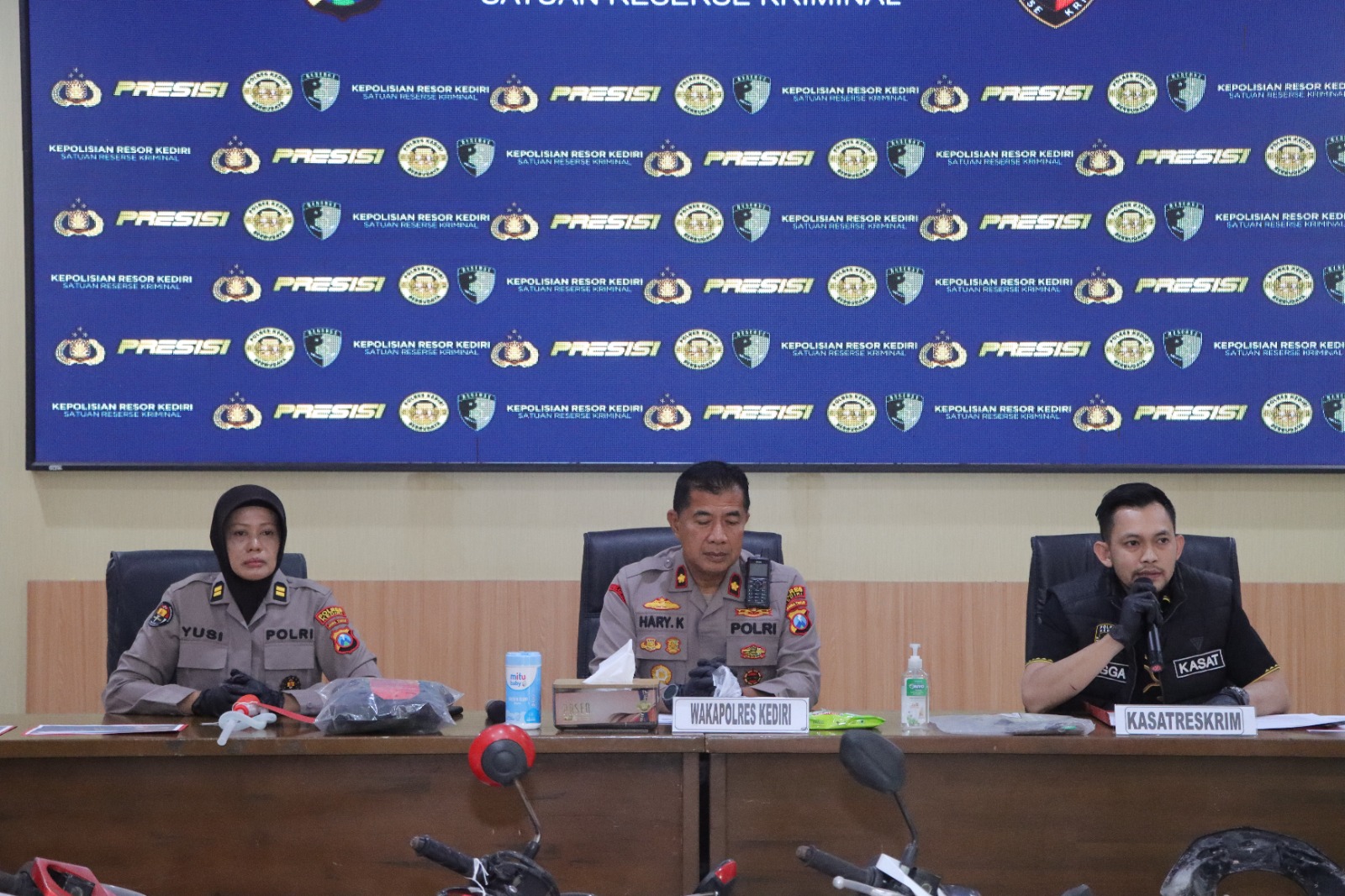 mbminvestigasi.com | Spesialis Curanmor hingga Pelaku Pembakaran Dibekuk, Lima Motor Curian Dikembalikan ke Pemilik