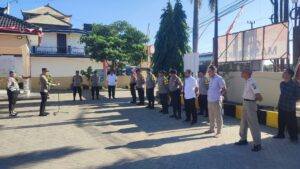 mbminvestigasi.com | Polsek Tarokan Perketat Pengawasan Internal, Kapolsek Pimpin Gaktibplin dan Pengecekan Senpi untuk Jaga Integritas Personel