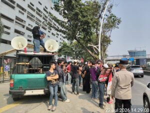 mbminvestigasi.com | GERAK BUMN Gelar Aksi di Pelindo Tower, Desak Evaluasi Pimpinan dan Tata Kelola Perusahaan
