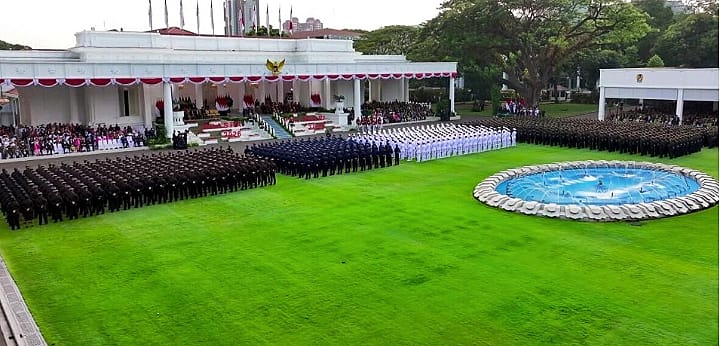 mbminvestigasi.com | Pimpin Upacara Praspa 2026, Presiden Prabowo Lantik 1.177 Perwira Remaja TNI-Polri