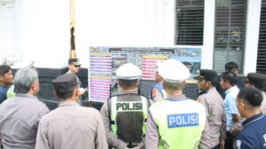 mbminvestigasi.com | Polres Metro Jakarta Barat Gelar Apel Pengamanan Pelantikan DPC PKB Seluruh Indonesia di Kawasan Kota Tua