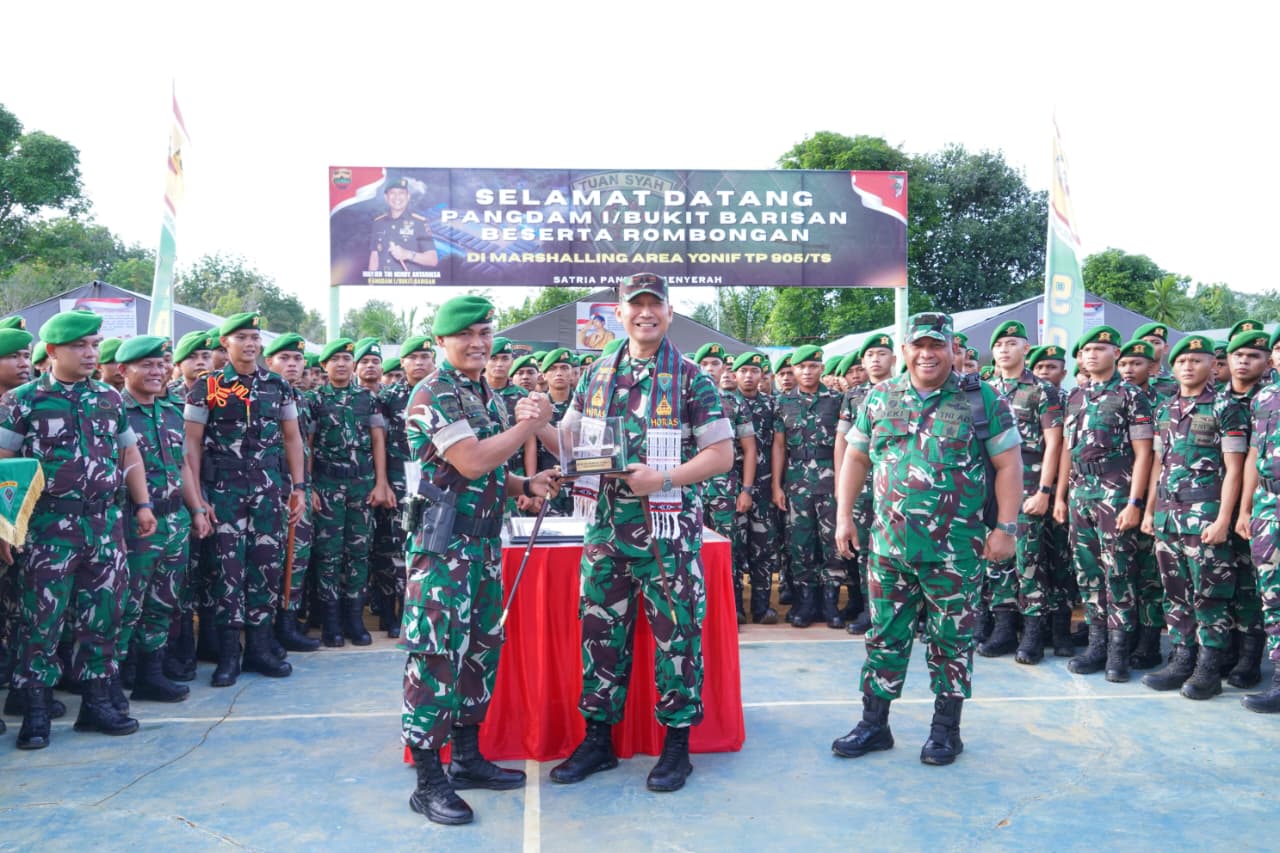mbminvestigasi.com | Pangdam I/BB Kunjungi Yonif TP 905/Tuan Syah, Tekankan Profesionalisme dan Kesiapan Prajurit