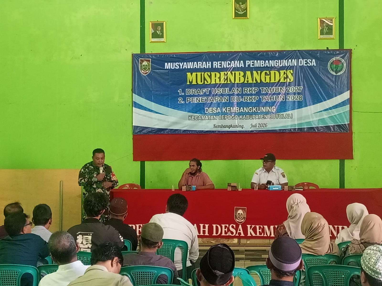 mbminvestigasi.com | Babinsa Koramil Cepogo Kawal Musrenbangdes Kembang Kuning, Pastikan Aspirasi Warga Jadi Prioritas Pembangunan 2027