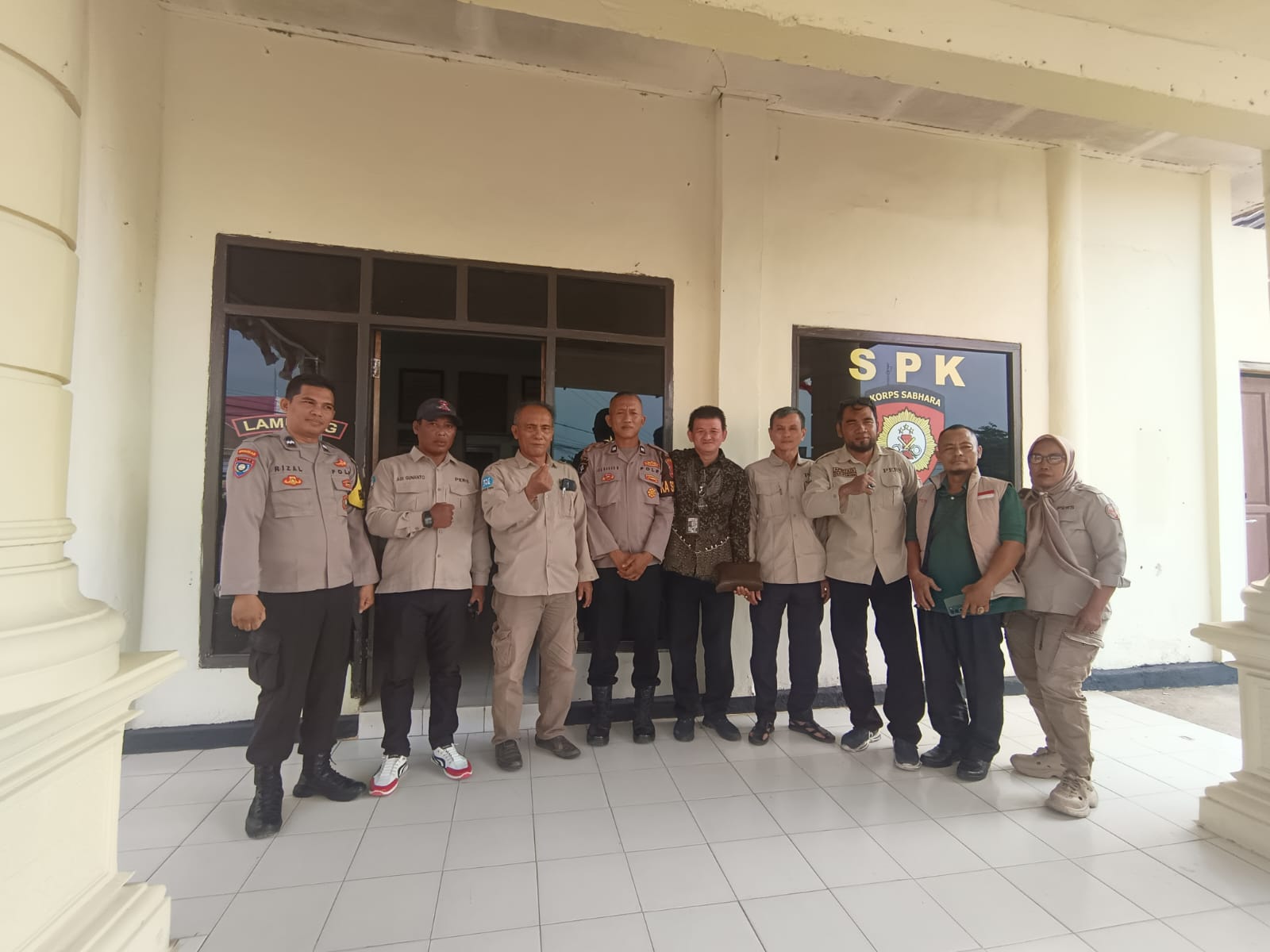 mbminvestigasi.com | DPP-GWI Jalin Silaturahmi dengan Polsek Raman Utara, SPKT Berikan Pelayanan Humanis