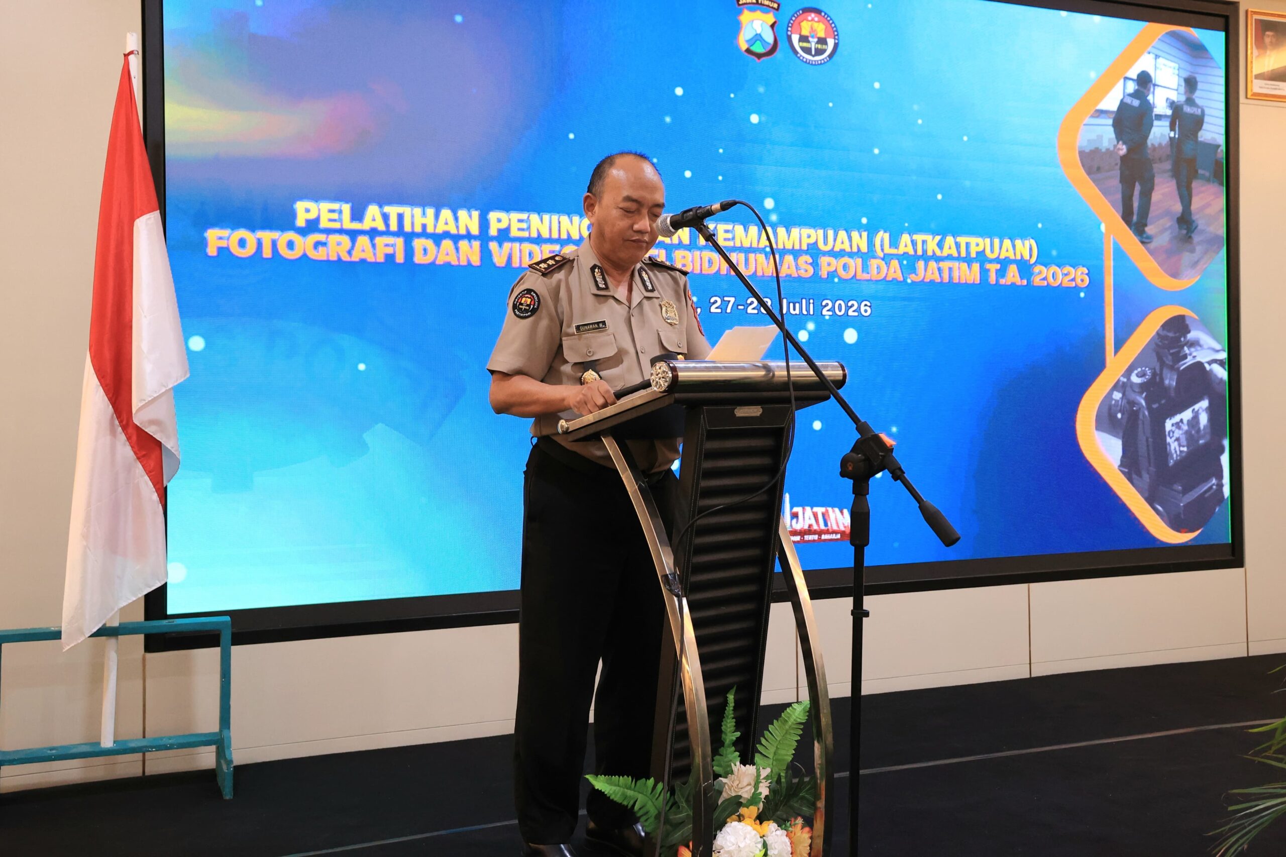 mbminvestigasi.com | Polda Jatim Gelar Latkatpuan Fotografi dan Videografi, Tingkatkan Kompetensi Personel di Era Digital