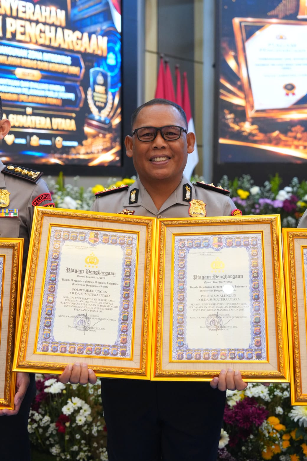 mbminvestigasi.com | Torehkan Prestasi, Polres Simalungun Raih Dua Piagam Penghargaan dari Kapolri Sekaligus