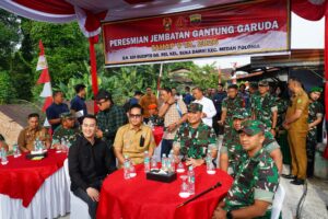 mbminvestigasi.com | Pangdam I/BB Resmikan Jembatan Perintis Garuda, Pulihkan Akses Vital Tiga Kecamatan di Kota Medan