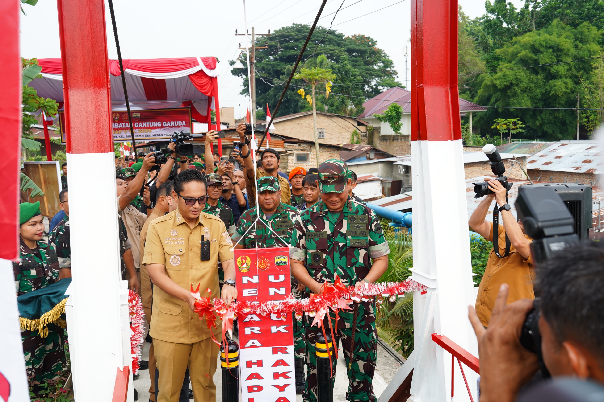 mbminvestigasi.com | Pangdam I/BB Resmikan Jembatan Perintis Garuda, Pulihkan Akses Vital Tiga Kecamatan di Kota Medan