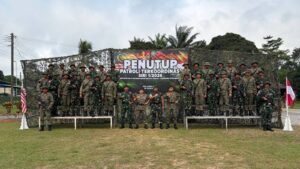 mbminvestigasi.com | Perkuat Sinergi dan Diplomasi Perbatasan, TNI dan TDM Resmi Tutup Patroli Terkoordinasi Seri 1 Tahun 2026 di Pos Gabma Lubuk Antu