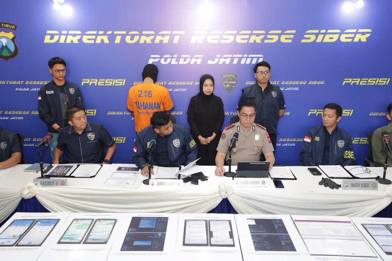 mbminvestigasi.com | Polda Jatim Bongkar Peretasan 260 Website, Tersangka Jual Domain untuk Promosi Judi Online