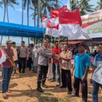 mbminvestigasi.com | Polresta Barelang Serahkan Ratusan Bendera Merah Putih dan Salurkan Bantuan Sosial di Sembulang Sambut HUT Kemerdekaan RI Ke-81