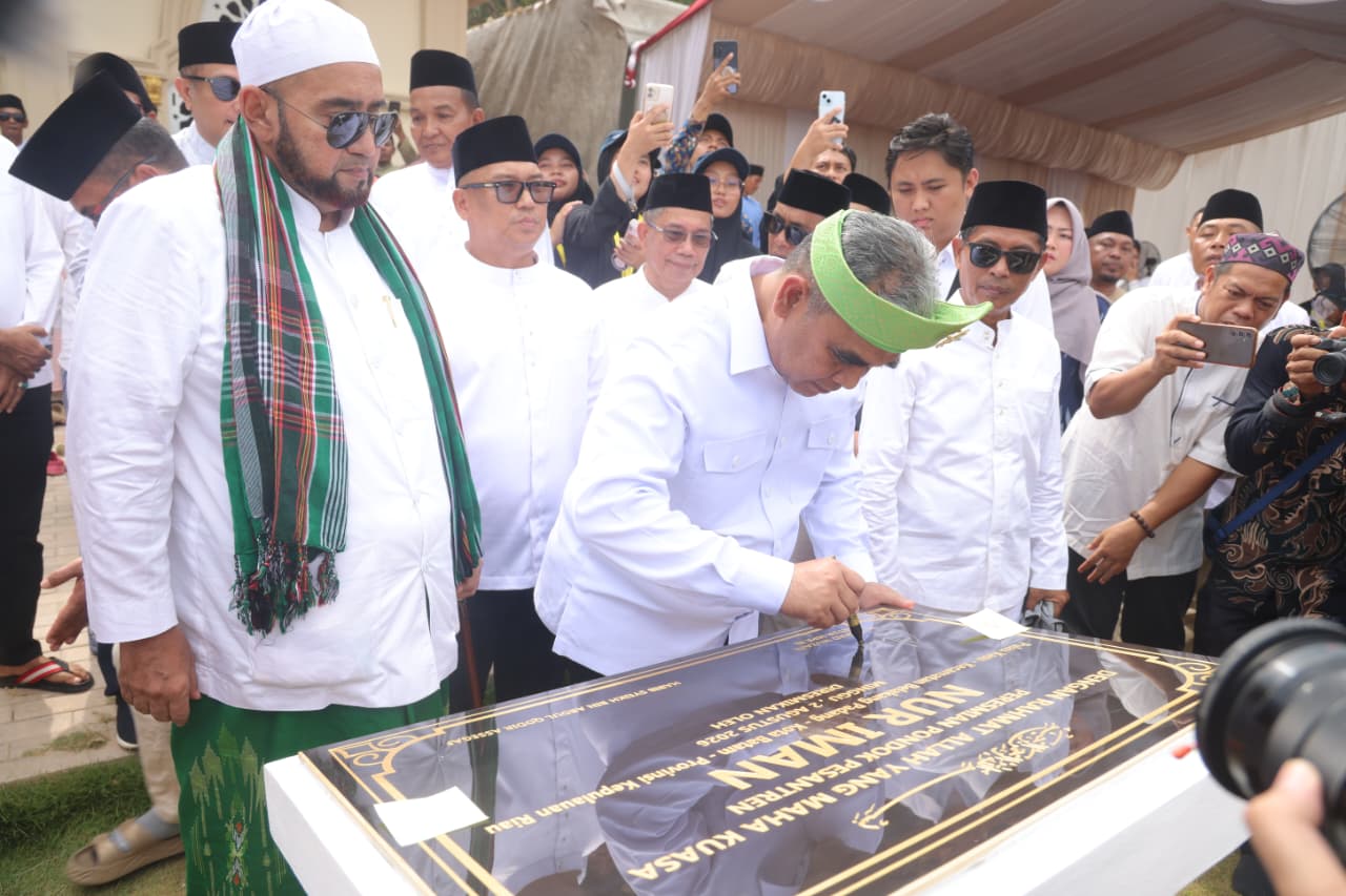 mbminvestigasi.com | KAPOLDA KEPRI HADIRI PERESMIAN PONDOK PESANTREN NUR IMAN MADANI DI PULAU KASU, PERKUAT SINERGI DAN SEMANGAT KEBANGSAAN