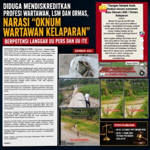 mbminvestigasi.com | Diduga Mendiskreditkan Profesi Wartawan,LSM dan Ormas, Narasi "Oknum Wartawan Kelaparan" Berpotensi Langgar UU Pers dan UU ITE mbminvestigasi.com | Diduga Mendiskreditkan Profesi Wartawan,LSM dan Ormas, Narasi "Oknum Wartawan Kelaparan" Berpotensi Langgar UU Pers dan UU ITE