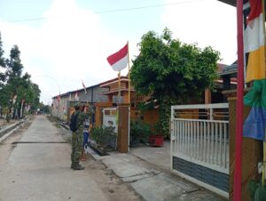 mbminvestigasi.com | Koramil 421-09/Tanjung Bintang Ajak Masyarakat Kibarkan Bendera Merah Putih, Wujudkan Semangat HUT ke-81 RI