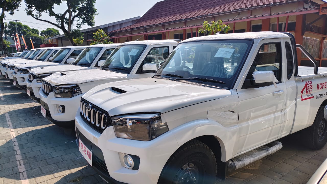 Mbminvestigasi.com | Mahindra Mengaspal di Desa, KDKMP Boyolali Diperkuat 50 Armada Operasional